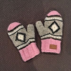 Kyber Outdoor Fleece Lined Wool Mittens medium